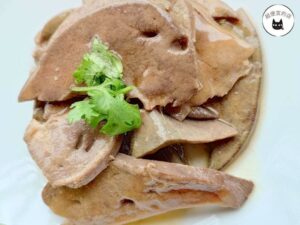 【私房小菜】麻油粉肝片 1KG（固型物800g）..... 962-0282