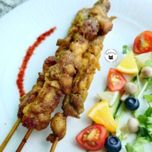『烤肉專區』咖哩雞肉串 -- 20支 / 40支（七吋籤）... 962-0262
