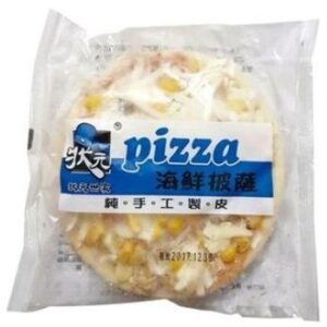 網購冷凍料理│冷凍5吋圓形海鮮披薩6片│冷凍食品