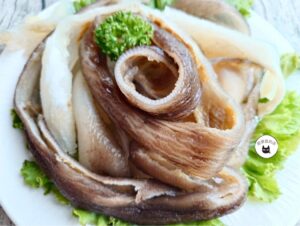 馬加皮 / 鯊魚皮（薄皮 / 火鍋店專用）600g（散裝；塑膠袋包裝；非真空包裝） ﹍ 111-0005