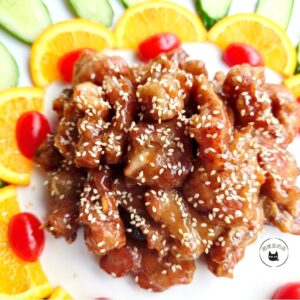 【年菜專區】橙汁排骨 / 香檳橙花骨 600g（醬汁180g）  ﹍ 962-0515：圖片 2