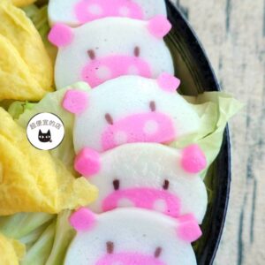 日本卡通造型魚板 65g -- 小熊 / 小豬 ﹍ 102-0858：圖片 3