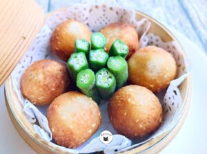 蛋黃麻糬芋丸 530g/15顆（蛋素） ﹍ 105-0827