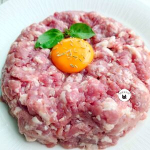 台灣溫體豬～豬絞肉 600g（散裝/無真空包裝） ﹍ 061-0032