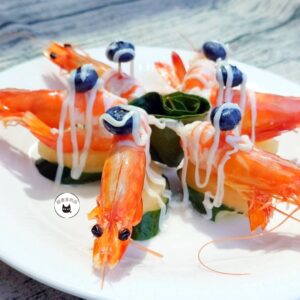 巨無霸熟凍白蝦 1200g（26/30）（包冰率27％） ﹍ 962-0540