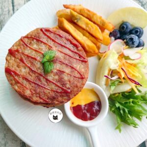 【派帝】豬肉漢堡片 1KG/20片 ﹍ 811-0313