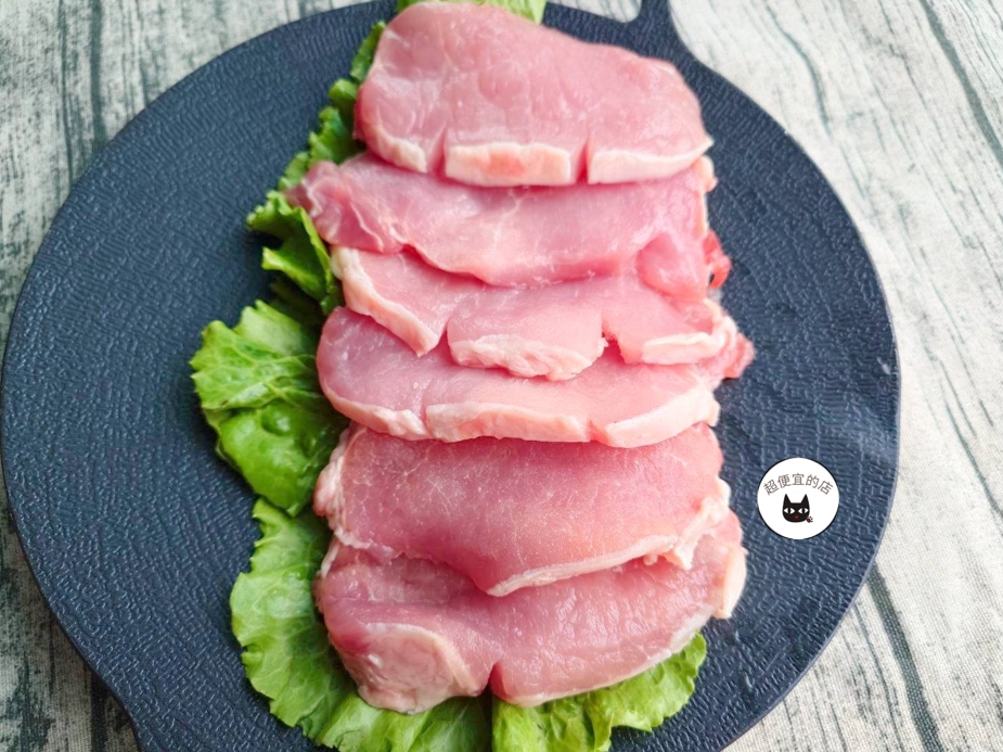 台灣溫體豬~無骨豬里肌肉排 600g(散裝 / 切片 / 無真空包裝) ﹍ 061-0043:圖片 5