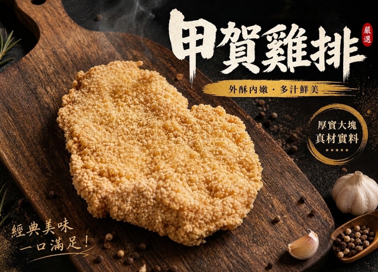 《快速成團》甲賀雞排 470g ﹍ 942-0091 ➡️ $69(原價$119)